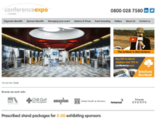 Tablet Screenshot of conferenceexpo.co.uk